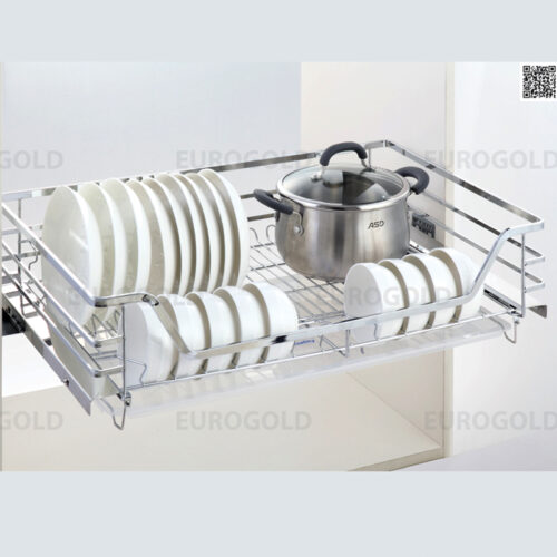 Giá xoong nồi, bát đĩa Eurogold inox 304 nan dẹt EPD7280