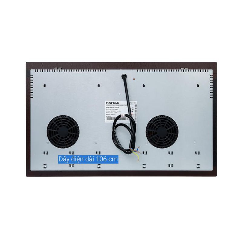 Bếp từ đôi Hafele HC-I7325B 533.09.979 lắp âm 4 Ảnh bếp từ đôi Hafele HC-I7325B 533.09.979 lắp âm