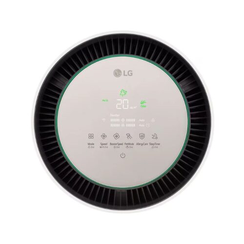Bảng điều khiển máy lọc không khí LG 360 độ Alpha 2 tầng màu vàng be AS10GDBY0